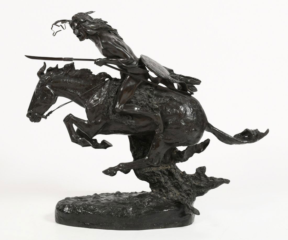 EARLY BRONZE CHEYENNE AFTER REMINGTON (1 of 7)