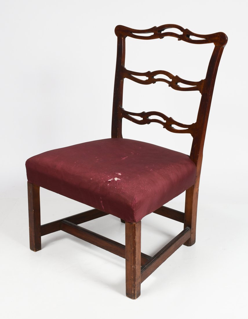 18TH-CENTURY CHIPPENDALE RIBBON BACK SIDE CHAIR (1 of 7)