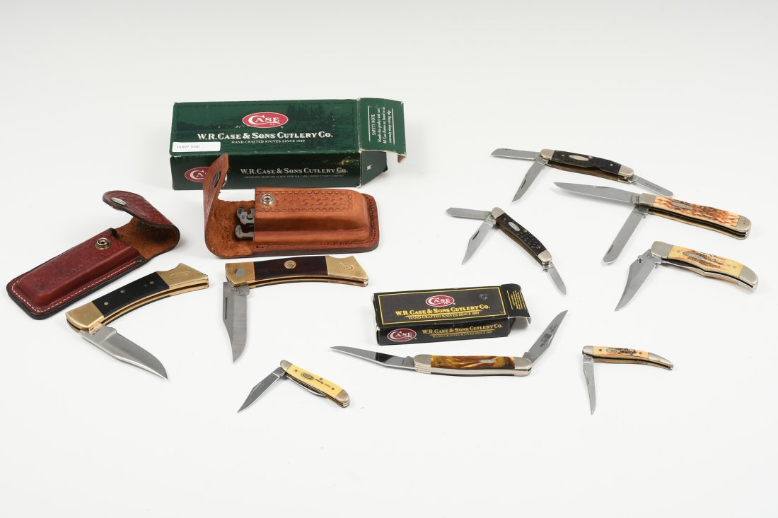 NINE CASE FOLDING KNIVES (1 of 6)
