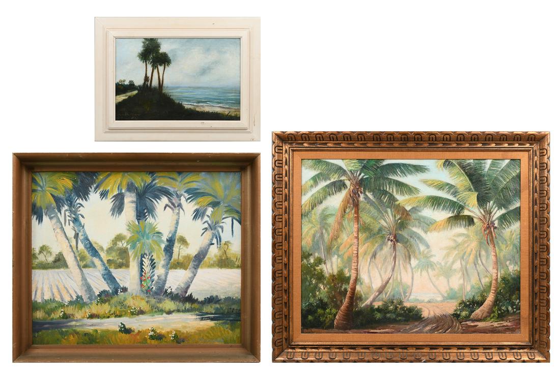 3PC. FLORIDA PAINTING LOT (1 of 9)