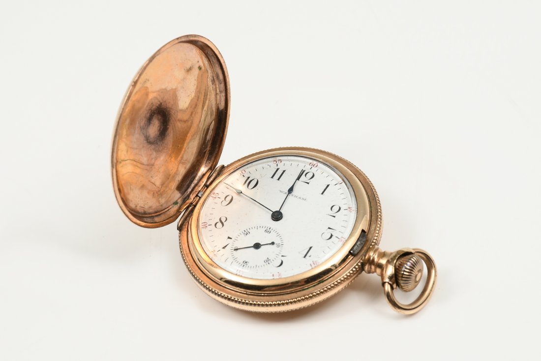 AMERICAN WALTHAM WATCH CO. HUNT CASE POCKET WATCH (1 of 7)