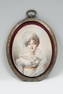 FINE MINIATURE PORTRAIT PAINTING OF A YOUNG BEAUTY