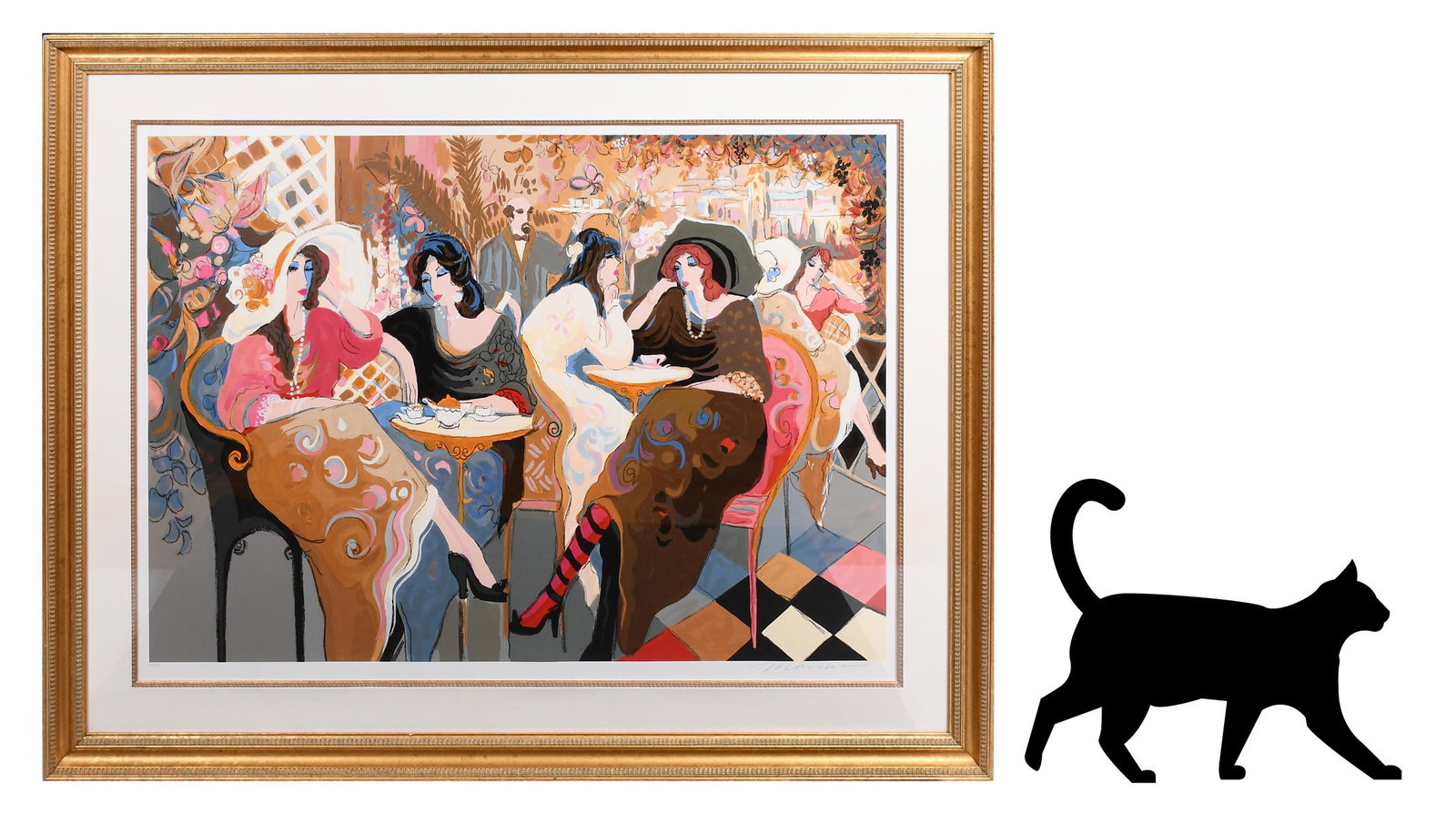 LARGE MAIMON SERIGRAPH CAFÃ‰ INTERIOR SCENE (1 of 4)