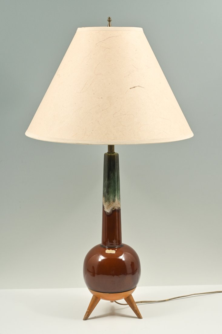 ROYAL HAEGER MID-CENTURY MODERN POTTERY LAMP (1 of 6)