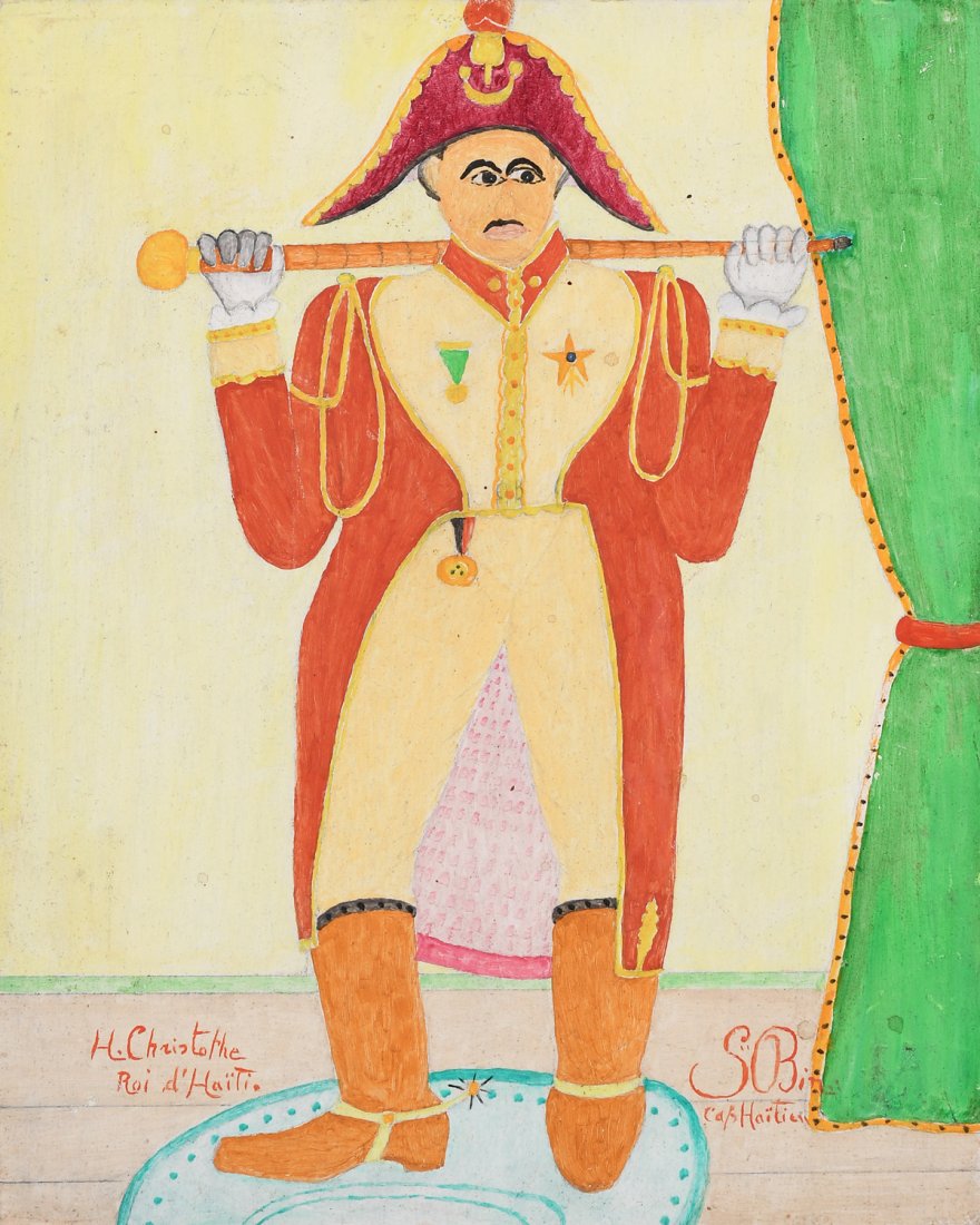 SENEQUE OBIN HAITIAN PAINTING OF HENRI CHRISTOPHE (1 of 4)