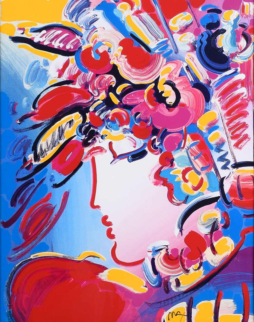 PETER MAX ''BEAUTY'' SERIO LITHOGRAPH (1 of 3)