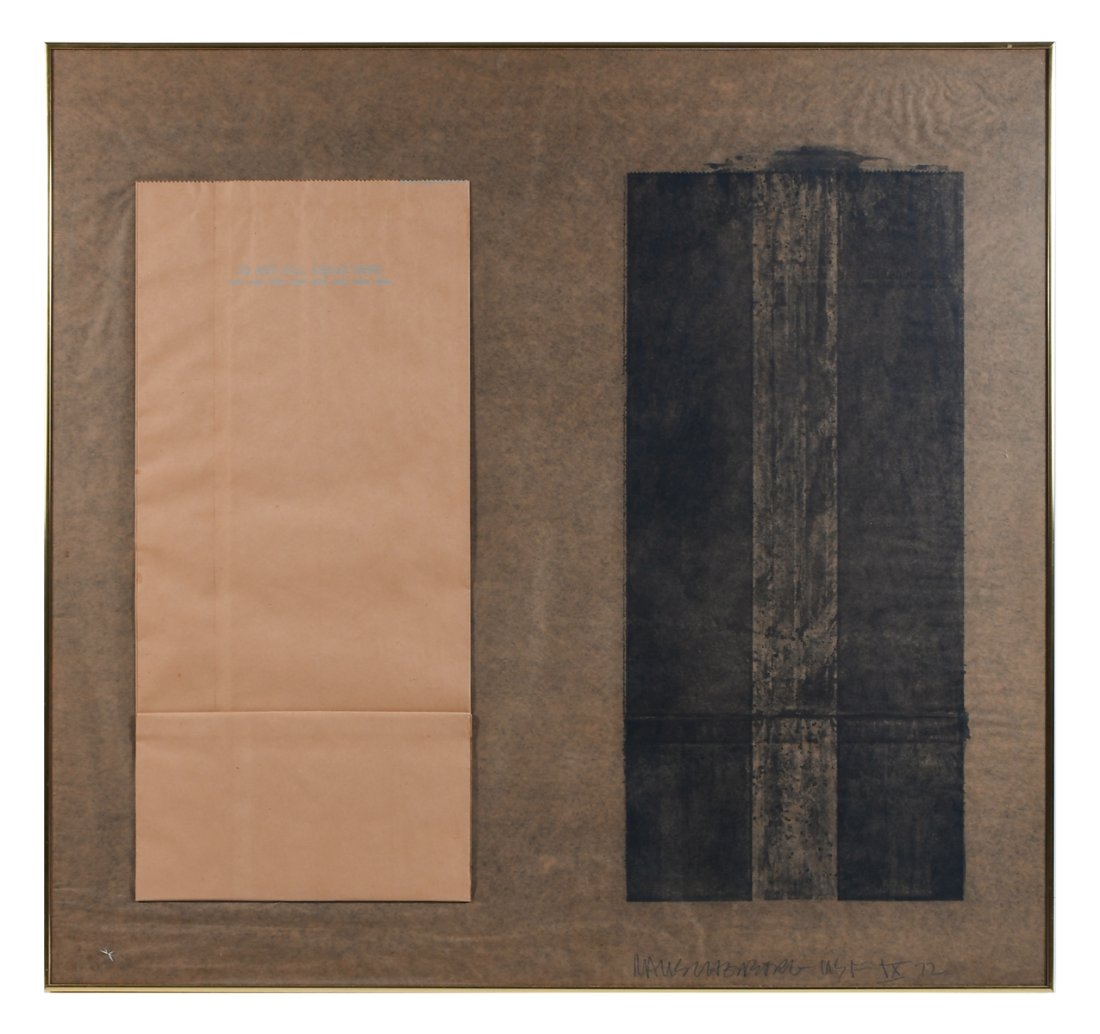 LARGE ROBERT RAUSCHENBERG "MADE IN TAMPA: TAMPA 3" (1 of 3)