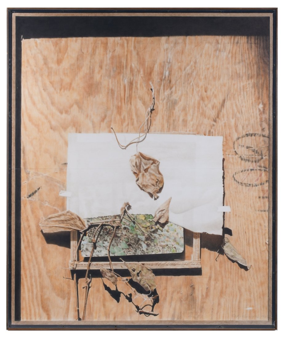 LARGE JEFFREY KRONSNOBLE DRAWING "BOX II D" (1 of 3)