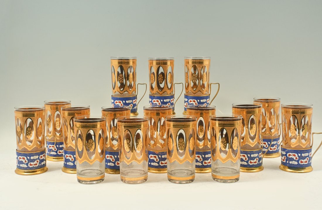1950'S RUSSIAN ENAMELED BARWARE (1 of 6)
