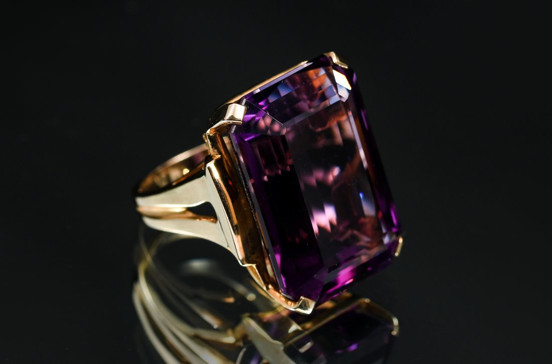 14K RETRO AMETHYST RING (1 of 6)