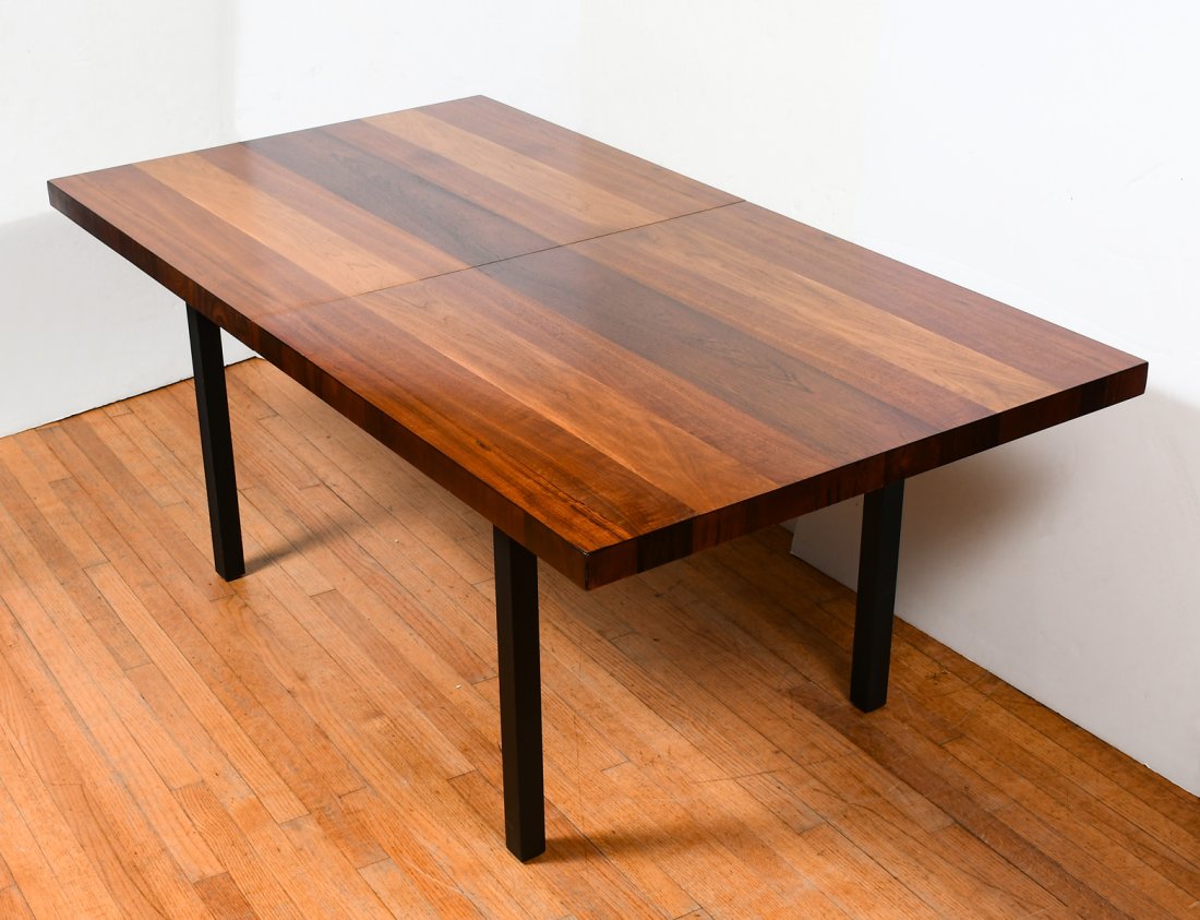 MILO BAUGHMAN STRIPED DINING TABLE FOR THAYER COGGIN (1 of 4)