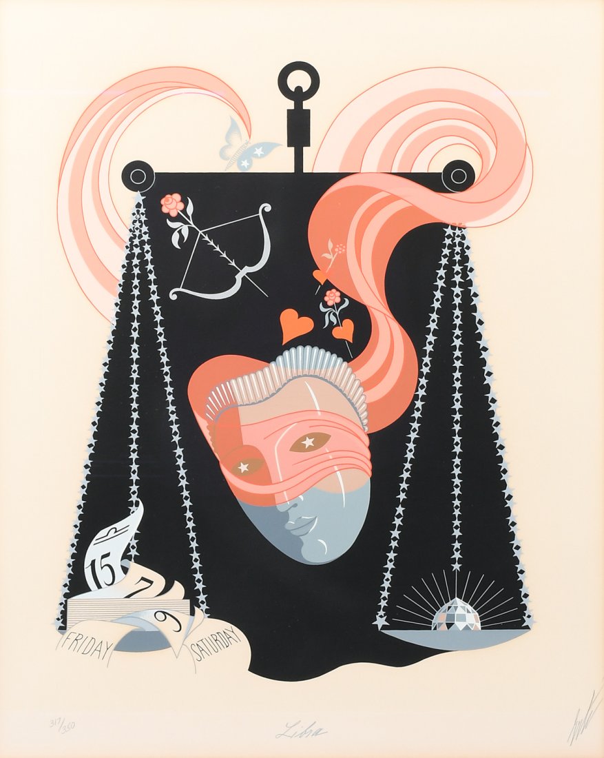 ERTE' ''LIBRA'' SERIGRAPH (1 of 6)