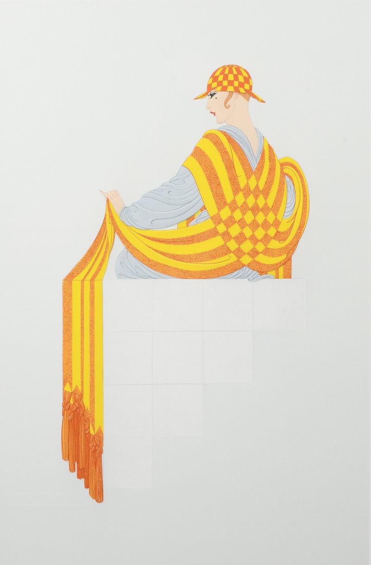 ERTE RESTING SERIGRAPH (1 of 4)