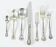 61 PC. GORHAM CHANTILLY STERLING FLATWARE