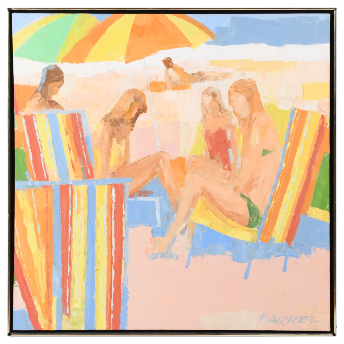 ITALO BOTTI BEACH PAINTING (1 of 4)
