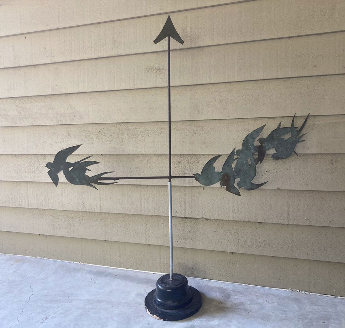 SWALLOW MOTIF WEATHER-VANE (1 of 4)