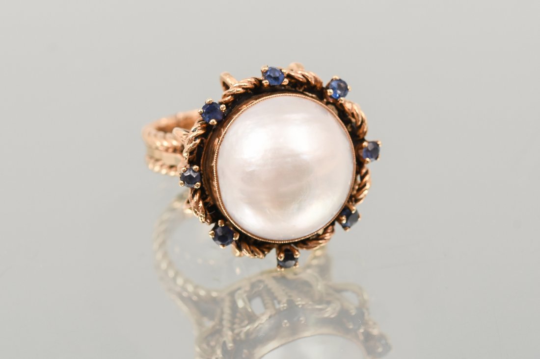 14K MABE PEARL RING (1 of 3)