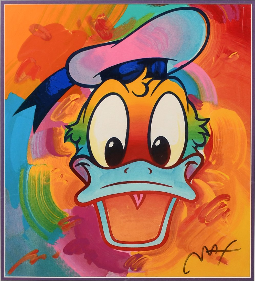 PETER MAX SERIGRAPH "DISNEY SUITE: DONALD DUCK" (1 of 4)