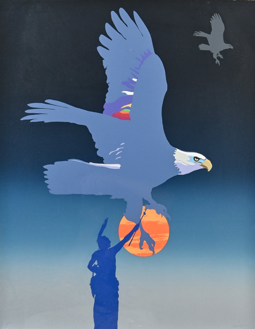 JOHN NIETO ''SPIRIT OF THE EAGLE'' SERIGRAPH (1 of 4)