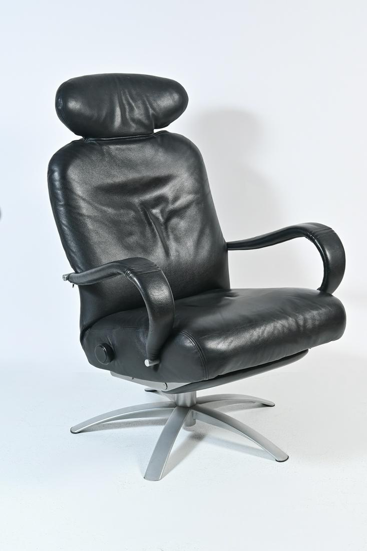 PERCIVAL LAFER BRAZILIAN LEATHER LOUNGE CHAIR (1 of 6)