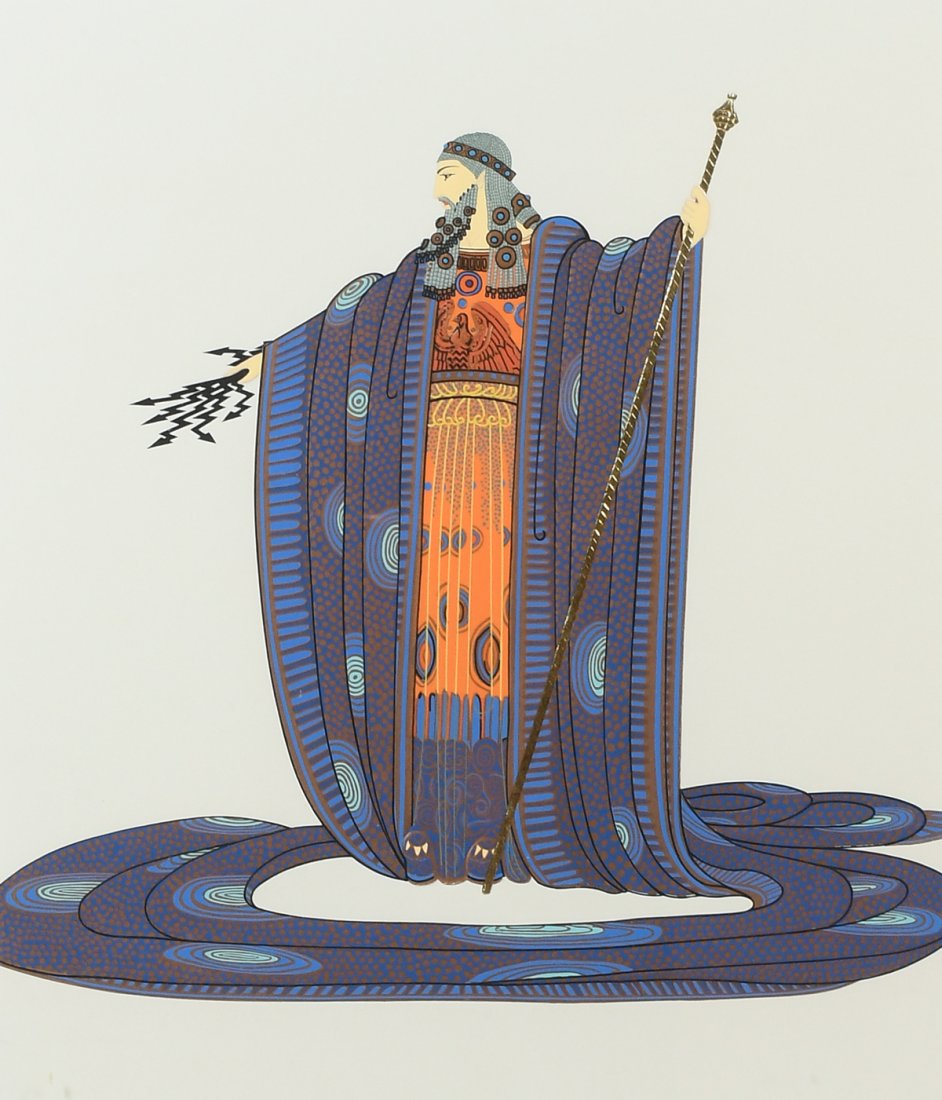 ERTE SERIGRAPH "ZEUS" (1 of 5)