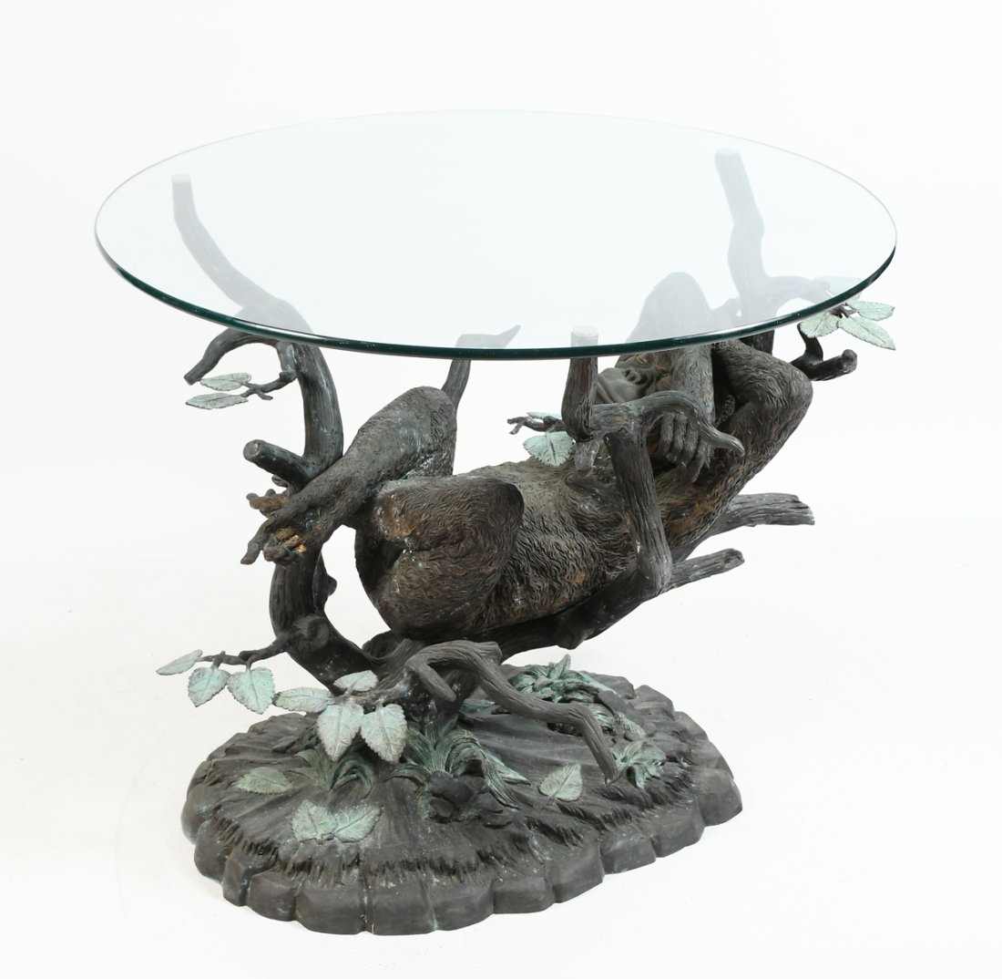 BRONZE MONKEY RELAXING TABLE (1 of 5)