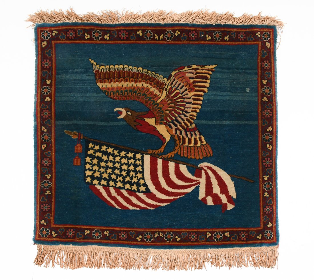 PATRIOTIC EAGLE FLAG RUG (1 of 5)