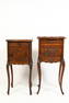 2 FRENCH MARBLE TOP SIDE TABLES