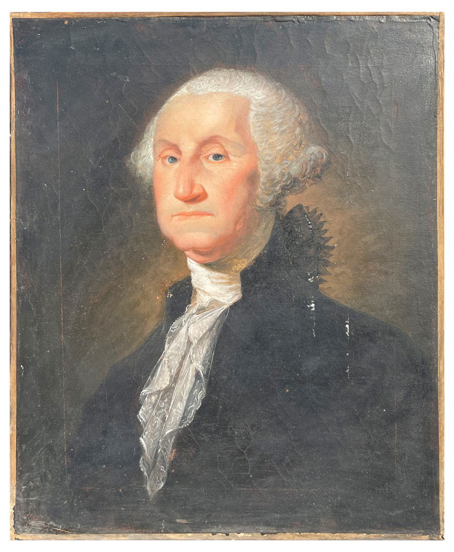 PAINTING OF GEORGE WASHINGTON AFTER STUART (1 of 2)