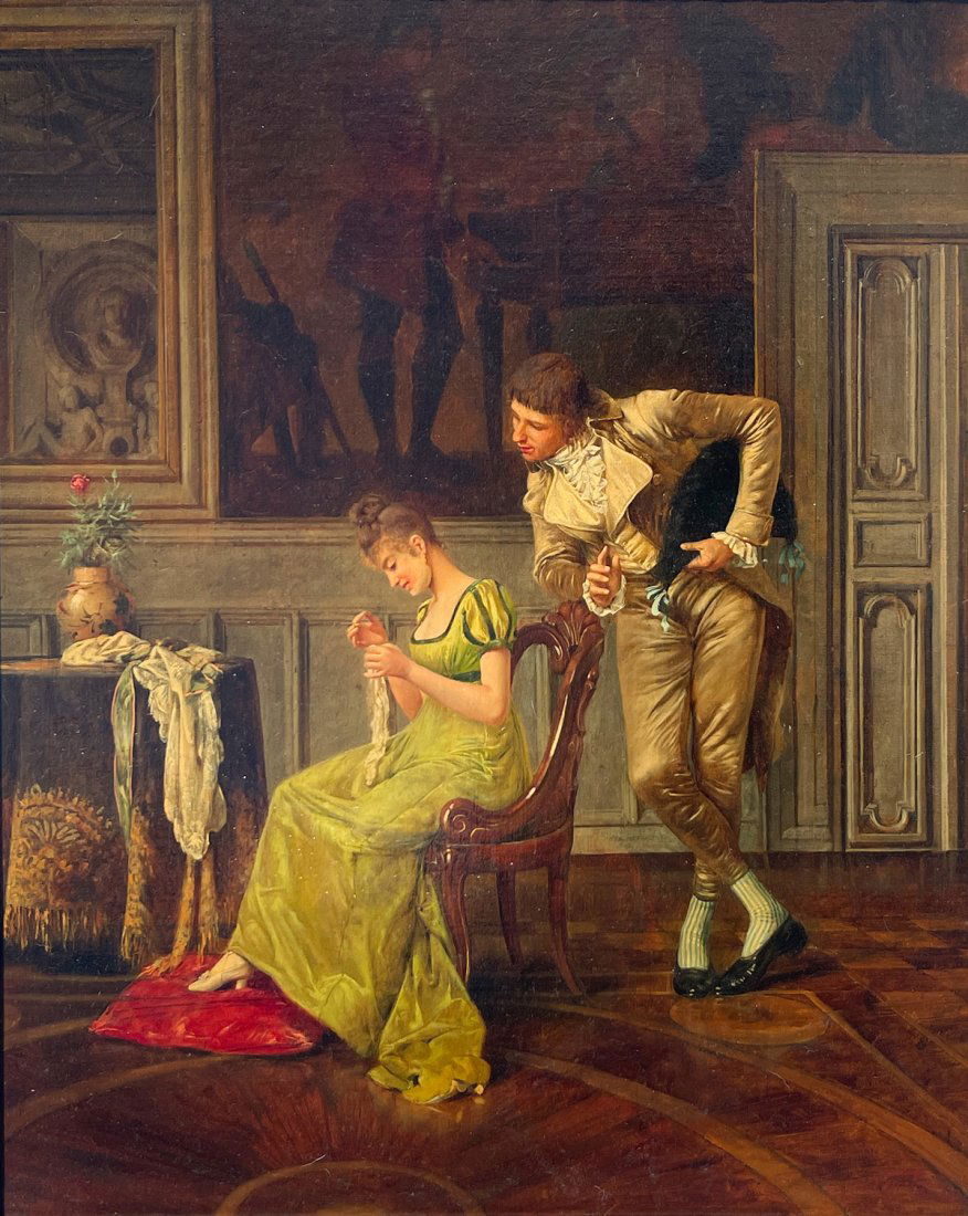 FERRUCIO MORO EUROPEAN GENRE PAINTING (1 of 4)