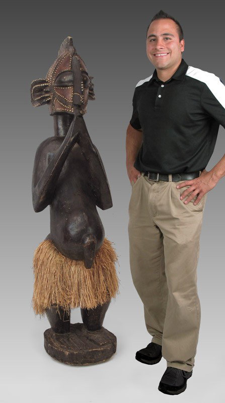 AFRICAN GUINEA BAGA NIMBA FIGURE: AFRICAN GUINEA BAGA NIMBA FIGURE 54" x 14" x 12"