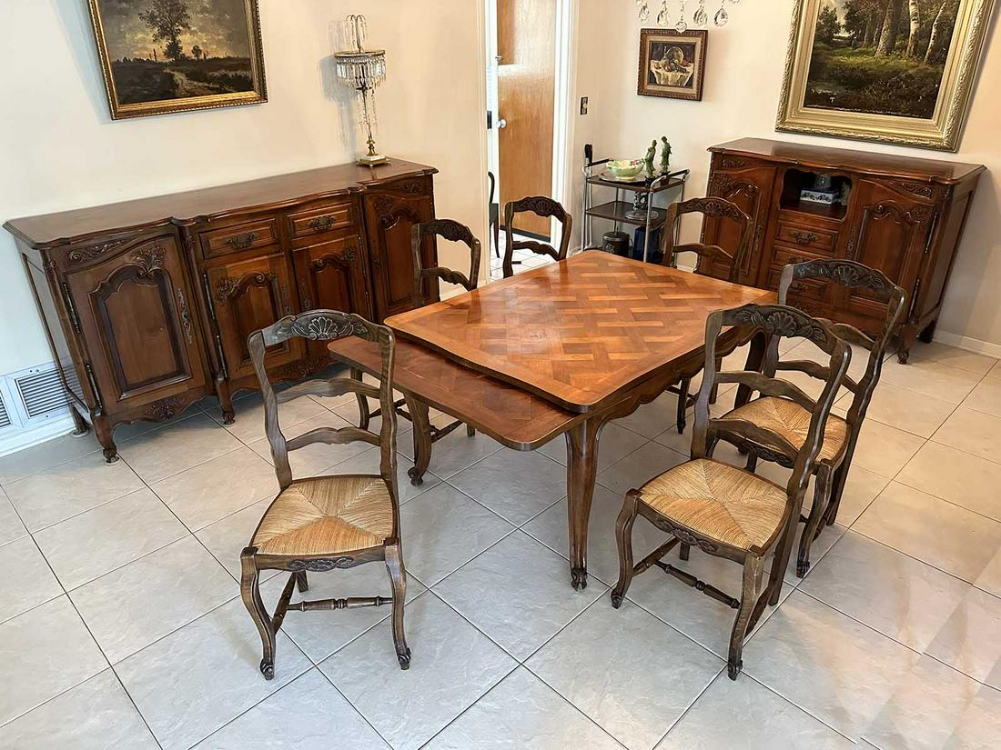 9 PC FRENCH DINING SUITE (1 of 9)