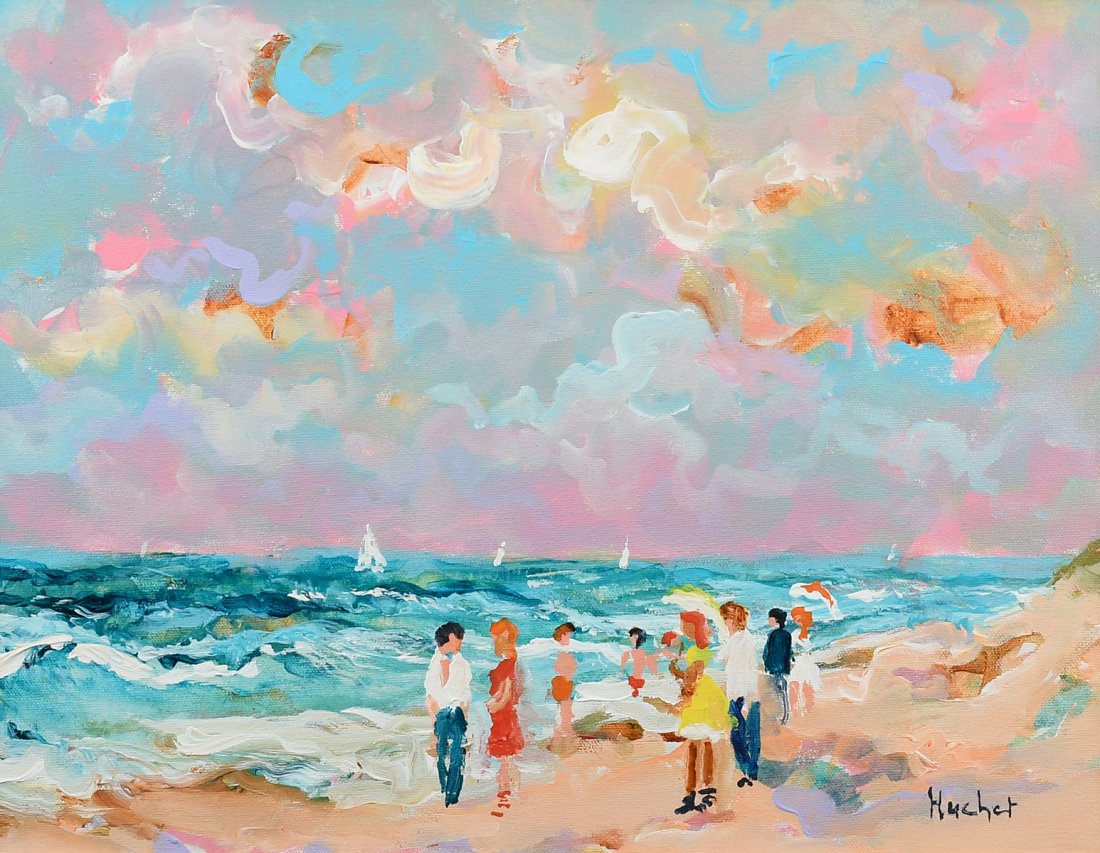 URBAIN HUCHET BEACH PAINTING (1 of 5)