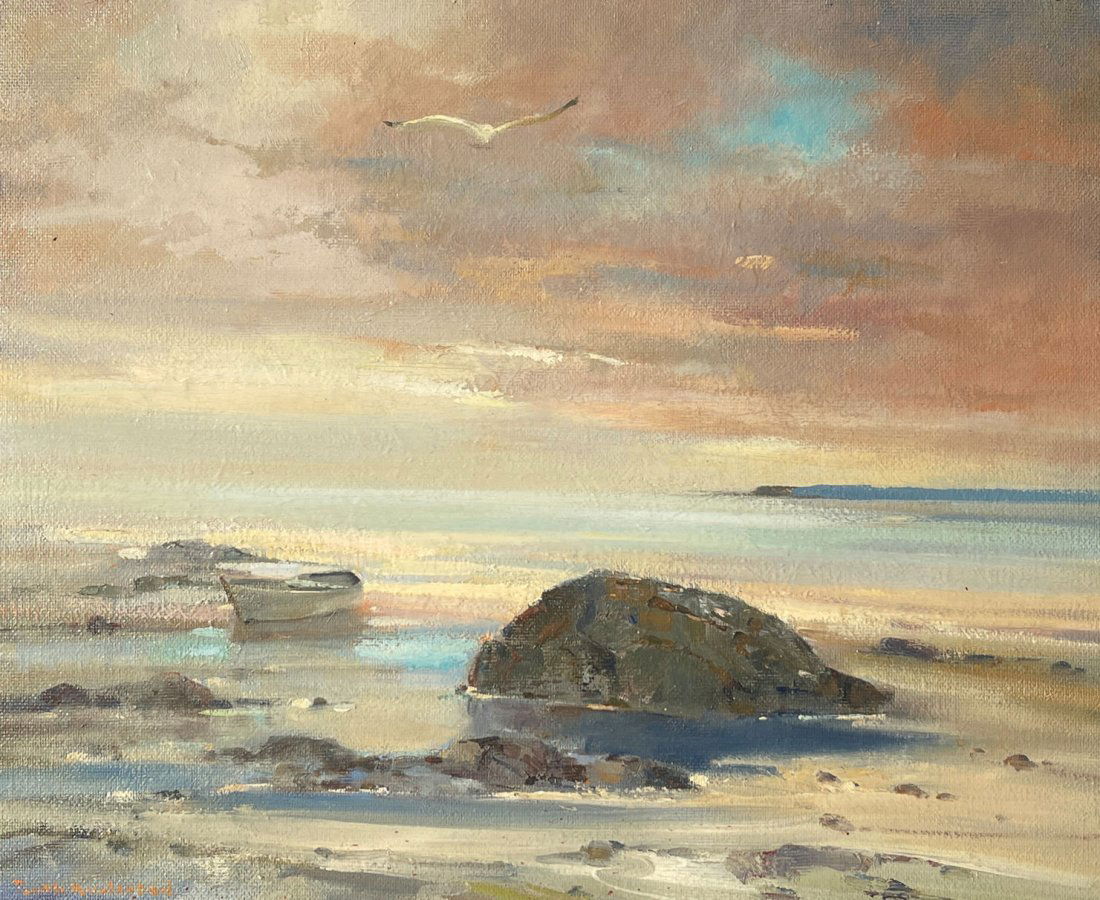 RUTH ANDERSON INDIANA SHORELINE PAINTING (1 of 5)