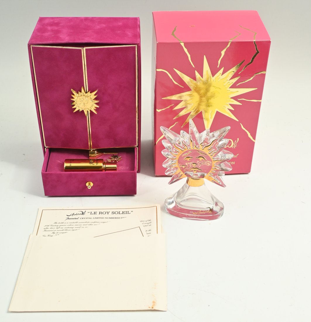 "LE ROY SOLEIL" BACCARAT CRYSTAL PERFUME WITH ORIGINAL BOX (1 of 7)