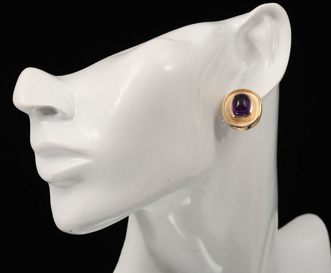 14K AMETHYST EARRINGS (1 of 4)