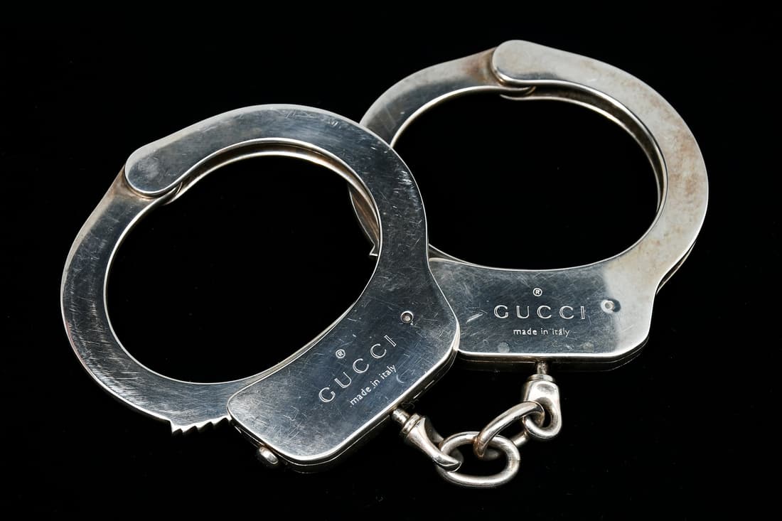 Gucci Sterling Silver Handcuffs