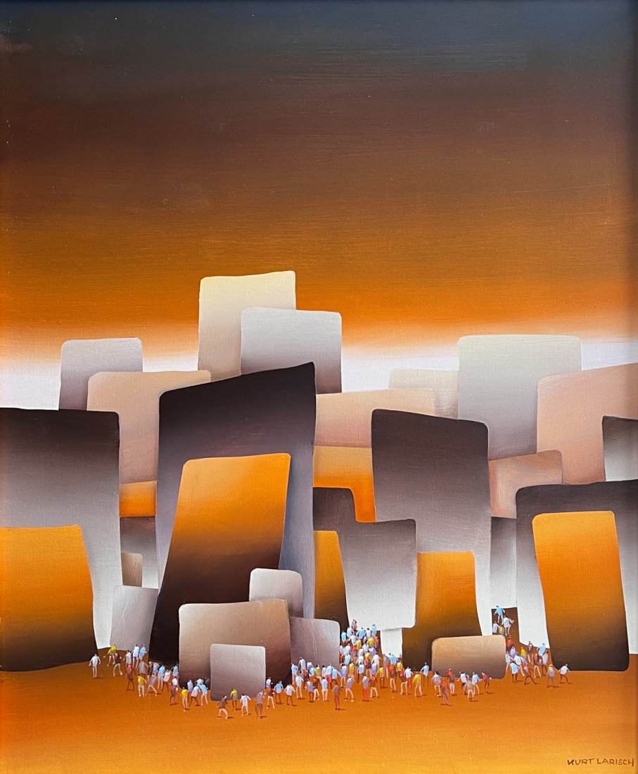 KURT LARISCH SURREAL PAINTING (1 of 1)