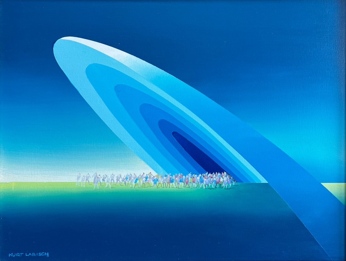 KURT LARISCH SURREAL PAINTING (1 of 1)