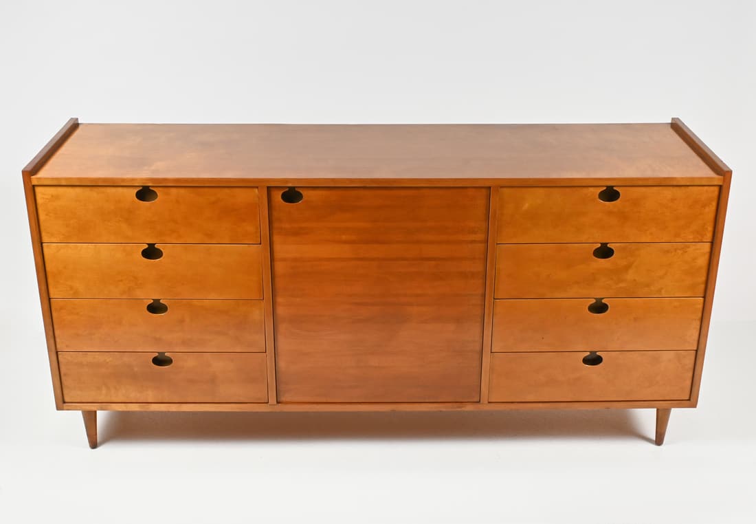 SWEDISH MCM EDMOND SPENCE BIRCH CREDENZA/ DRESSER (1 of 5)
