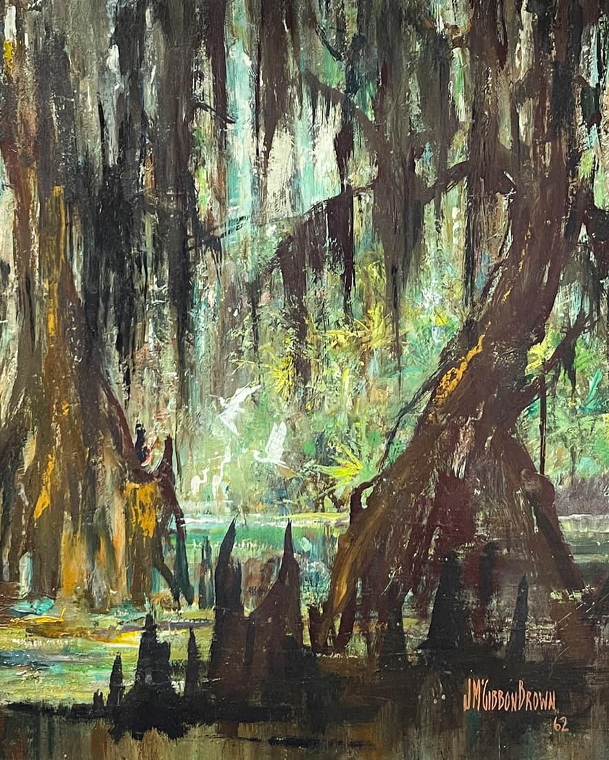 JAMES MCGIBBON BROWN SWAMP PAINTING (1 of 3)