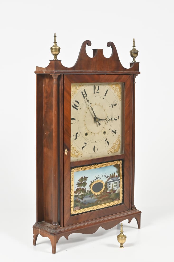 EPHRAIM DOWNS MANTEL CLOCK (1 of 7)