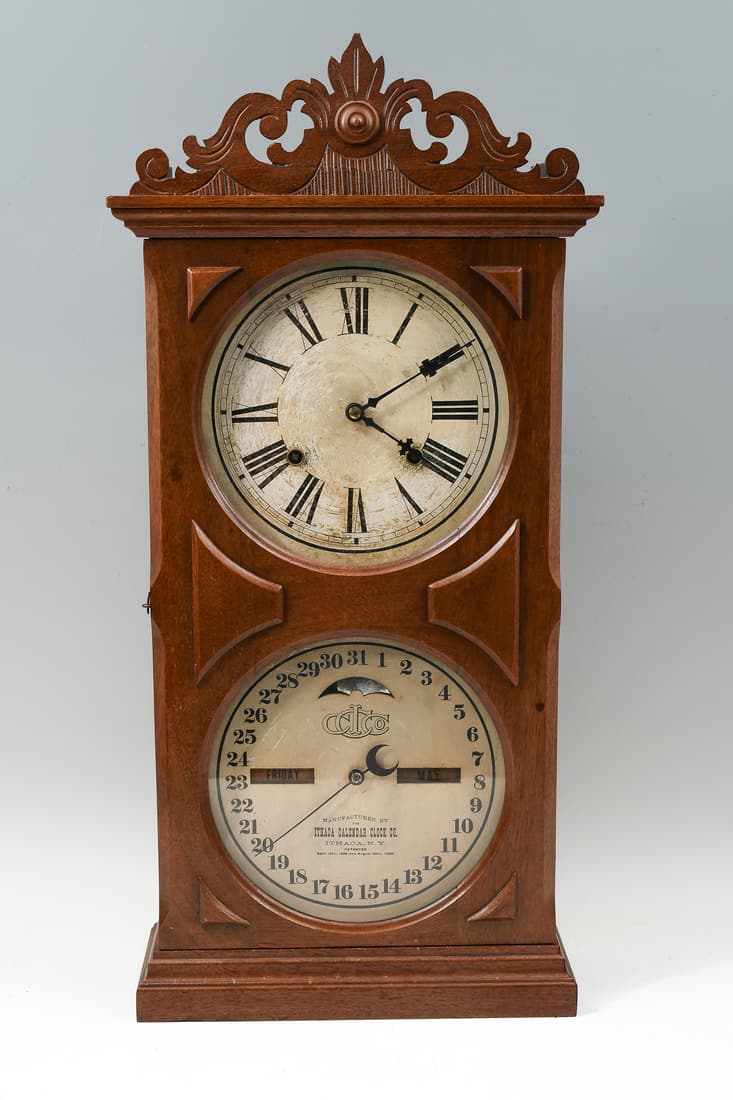 ITHACA CALENDAR CLOCK (1 of 7)