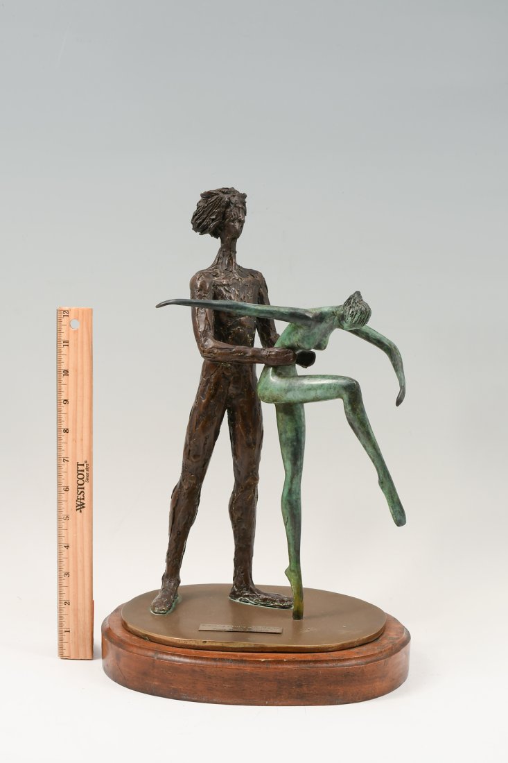 PRINCE MONYO MIHAILESCU BRONZE DANCERS SCULPTURE (1 of 7)