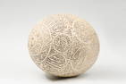 MIDDLE EASTERN CARVED OSTRICH EGG