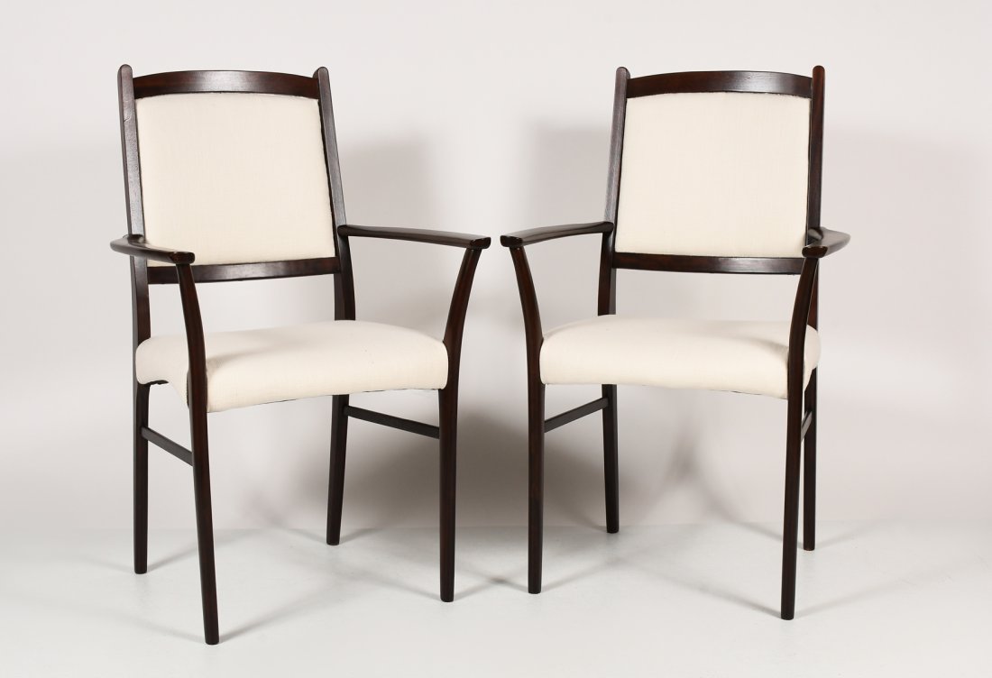 PAIR OF DANSK DANISH ROSEWOOD ARMCHAIRS (1 of 6)