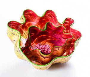 DALE CHIHULY MOROCCAN MACCHIA PAIR STUDIO EDITION