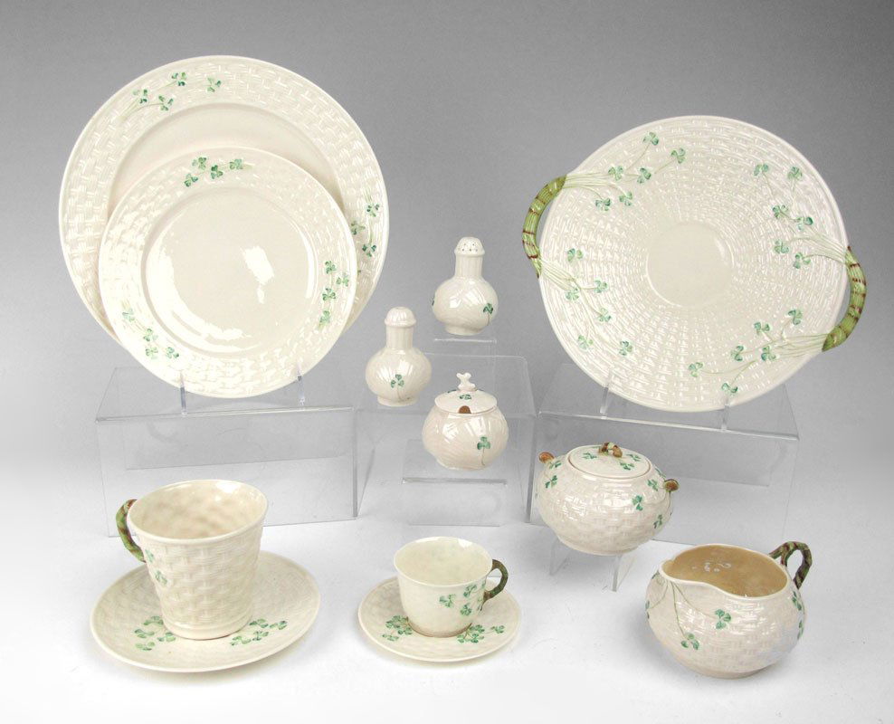 304 60 PIECE IRISH BELLEEK SHAMROCK CHINA Jul 22, 2012 Burchard