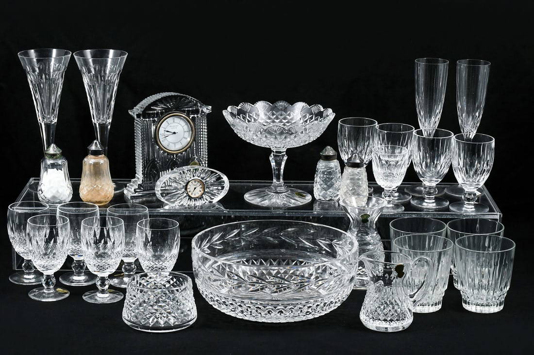 30 Pc. Waterford Crystal Collection Auction