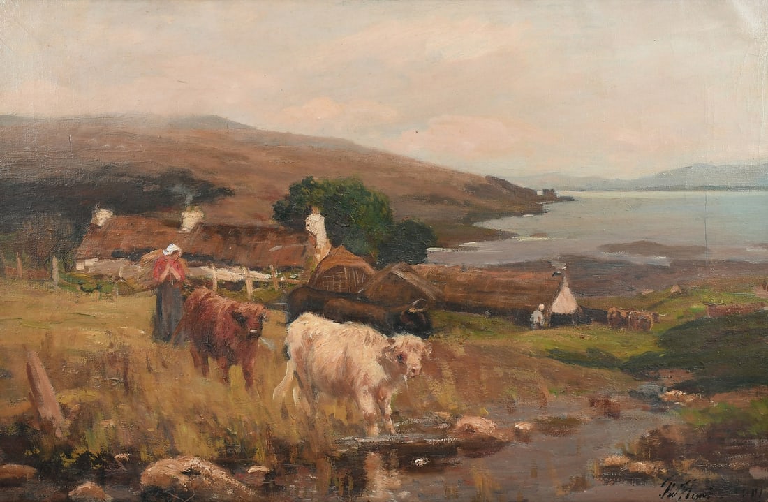 THOMAS HUNT THE END OF THE SHOWER PAINTING (1 of 5)